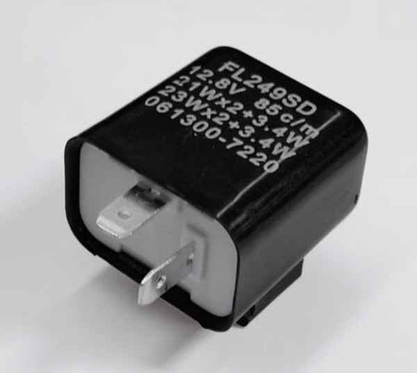 Relais de clignotant HIGHSIDER smart noir 2 pôles 12V 21W