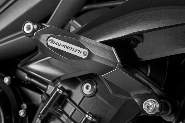 SW-Motech Kit crash pad negro para modelos Triumph Street Triple - SW Motech