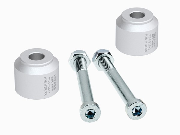 Augmentation du guidon H=25 mm argent pour BMW G 310 GS (17-) Hepco & Becker
