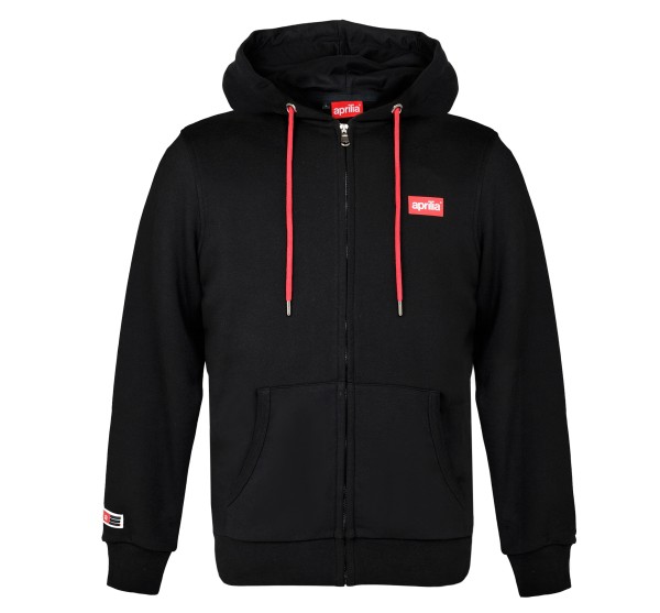 Sweat-shirt unisexe Aprilia noir