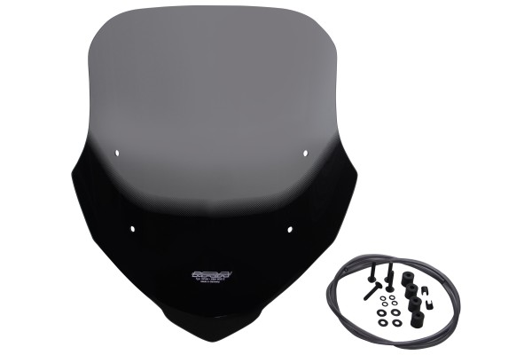 Vitre de tourisme MRA gris fumé "T" pour Honda CB 500 X (19-)