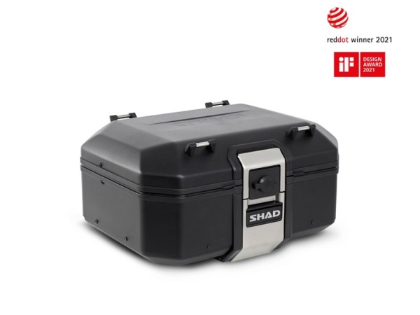 Shad Topcase TR37, aluminium noir, 37 l