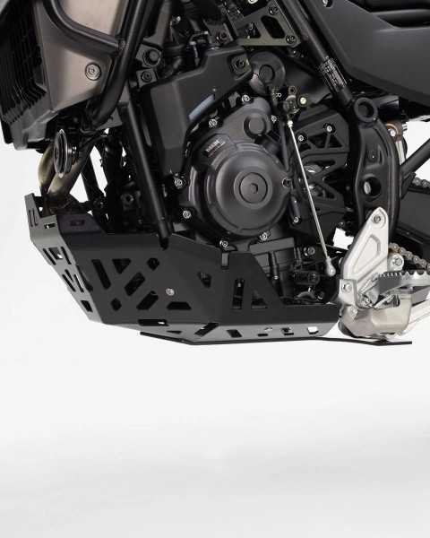 Protection de moteur en aluminium noir pour la Yamaha Ténéré 700