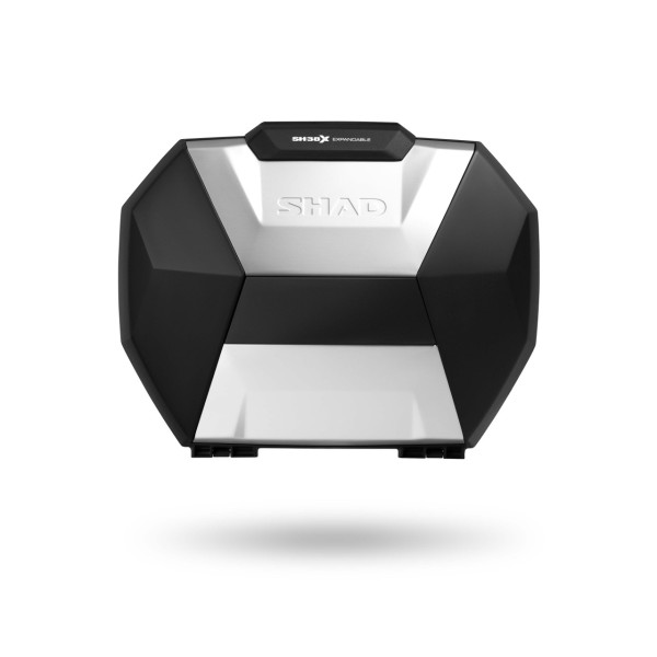 Shad valises latérales (jeu) SH38X D0B38106, 38 l, plastique, noir, aluminium