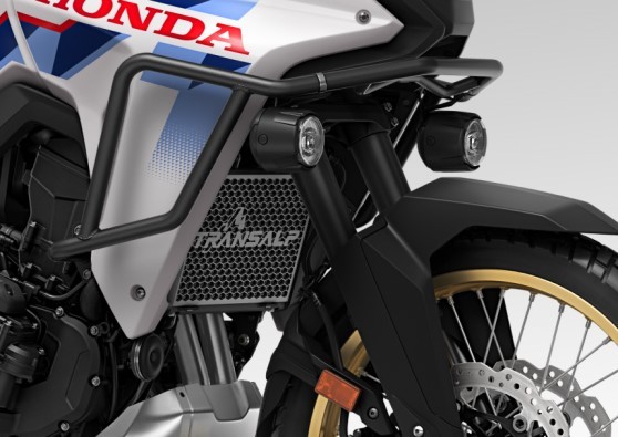 Barre de protection avant noire pour Honda XL 750 Transalp (23-) / embrayage électrique (26-) d'origine