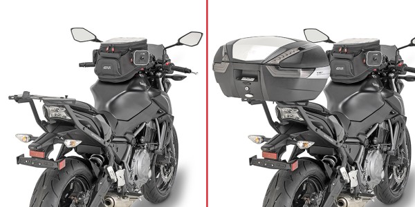 Support de top case pour valise monokey / monolock pour Kawasaki Z 650 (année 17-) Givi