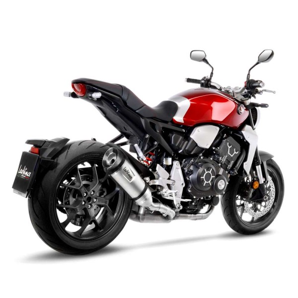 Système d?èchappement LeoVince Factory S pour Honda CB 1000 R, acier inoxydable argenté, slip on, Euro4, E-approbation