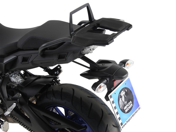 Support de top-case Alurack noir pour Yamaha Tracer 900 / GT (année 18-) Hepco & Becker