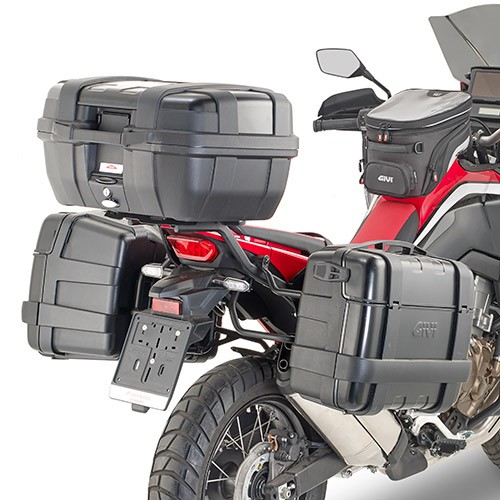 Support valises latérales PL ONE-FIT MONOKEY pour Honda CRF1100L Africa Twin (année 20-23) Givi