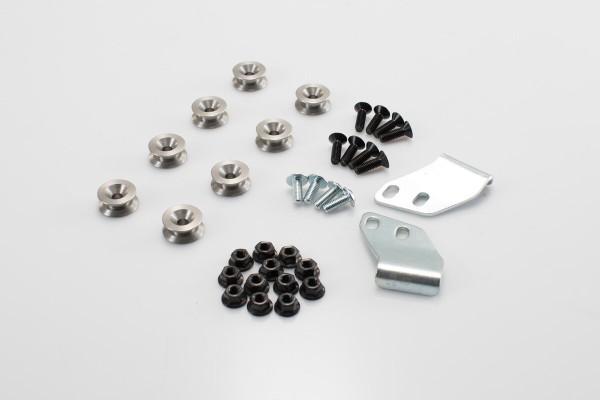 SW-Motech Kit d'adaptation pour les supports latéraux PRO pour les valises latérales TRAX, NANUK