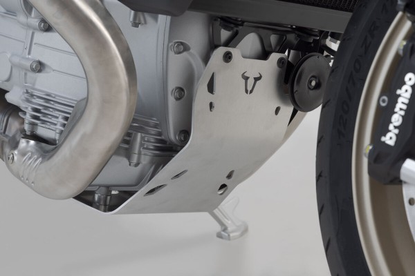 SW-Motech Protection moteur argent pour Moto Guzzi V100 Mandello - SW Motech