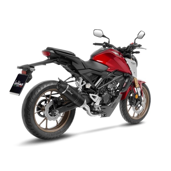 Système complet LeoVince LV One Evo pour Honda CB 125 R Neo Sports Cafe, noir, homologation E