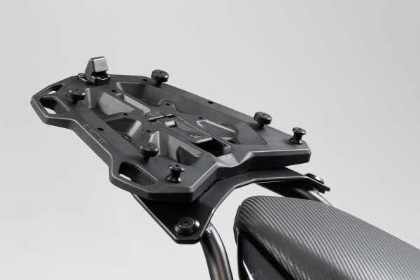 SW-Motech Plaque d'adaptation noire pour porte-bagages STREET-RACK pour Givi/Kappa avec Monokey