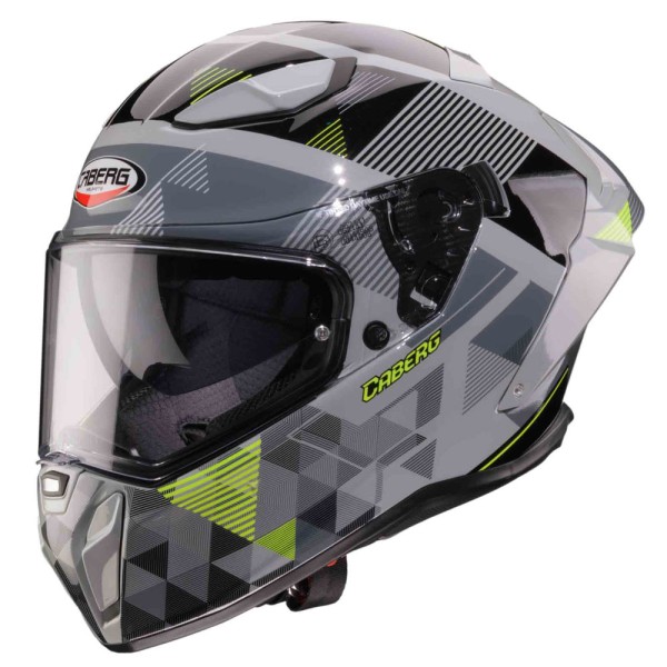 Caberg casque Drift Evo II Prism gris/noir-fluo-jaune