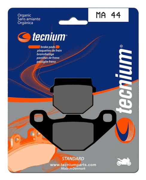 Plaquettes de frein organiques Tecnium Street - MA44