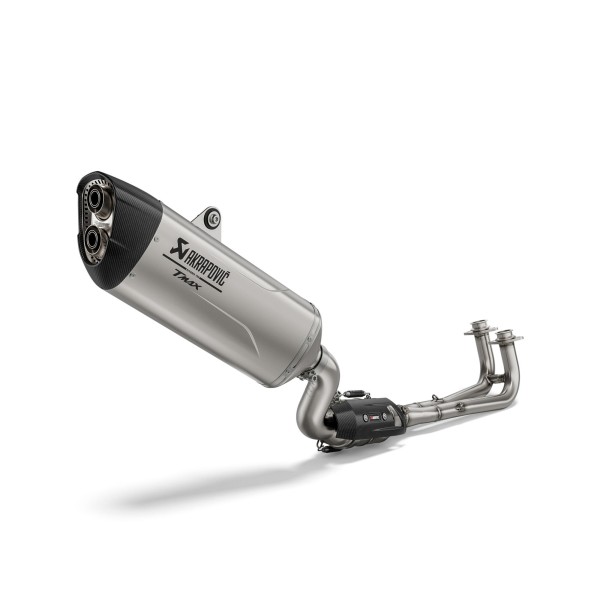 Système d'échappement complet Akrapovic pour Yamaha TMAX (22-) d'origine