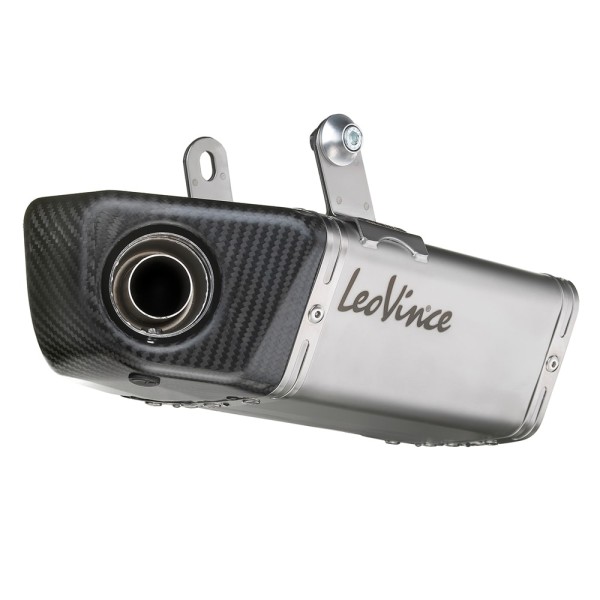 LeoVince Système d'échappement Underbody Evo 2, système complet pour Kawasaki ER-6n/f / Ninja 650R/ Versys 650