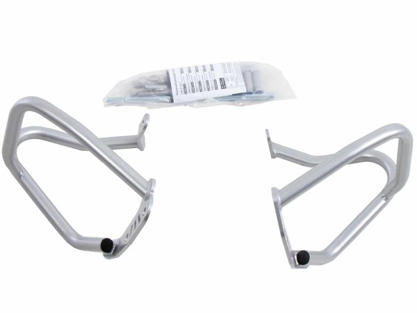 Arceau de protection du moteur argenté pour BMW R nineT Racer (17-23) Hepco & Becker