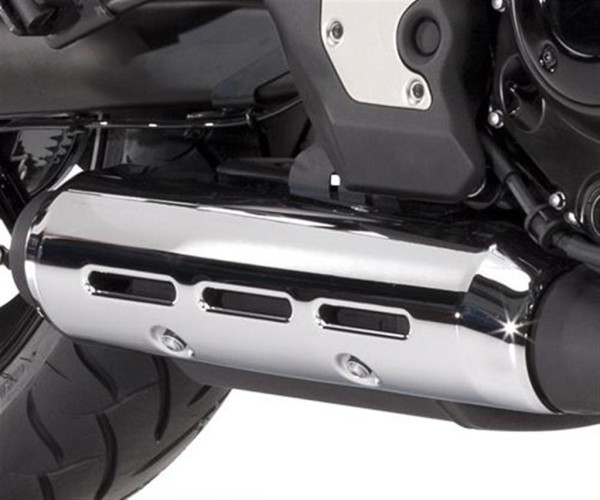 Pot d'échappement chromé pour Vulcan S (année 15-19) original Kawasaki