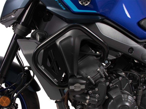 Arceau de protection du moteur avec coussinets de protection pour Yamaha MT-09 (24-) Hepco & Becker