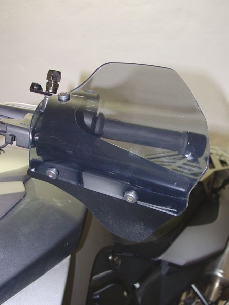 Protège-mains pour BMW F 650 /800 GS (08-12), fumée légère/noir mat