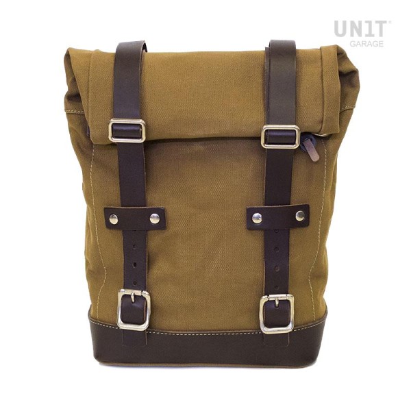 Sacoche latérale en toile 10L-14L - Beige/Brun - Unit Garage