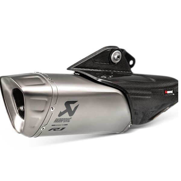 Silencieux slip-on en titane pour YZF-R1 / YZF-R1M Akrapovic