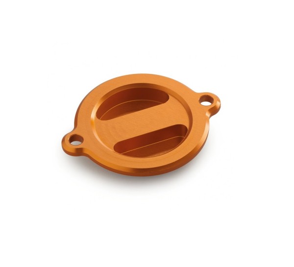 KTM bouchon de filtre à huile CNC orange pour 125,390,690,790 Duke 1290 Super Duke R / GT