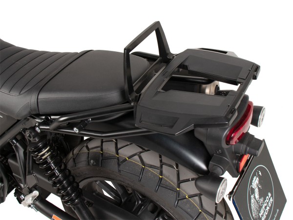 Support de top case Alurack noir pour Honda CL 500 Scrambler (23-) Hepco & Becker