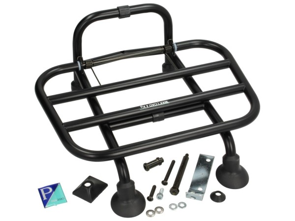 Porte-bagages avant pliable Vespa Primavera / Sprint - noir