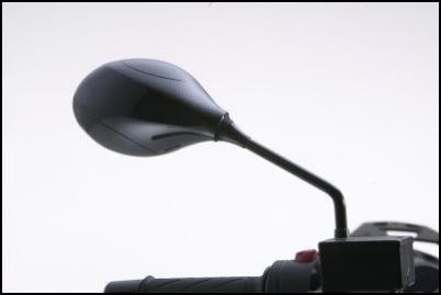Rétroviseur, noir pour Suzuki GSR600 BJ. 2006-2011/ Burgman AN400 BJ. 2007-2016/ Burgman AN400 BJ. 200