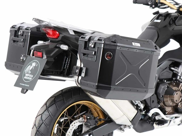 Set de porte-bagages Cutout noir pour Honda CRF 1100 L Africa Twin (24-) Hepco & Becker