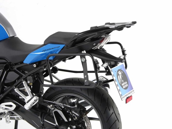 Porte-bagages latéraux Lock-it noir pour BMW R 1250 GS Adventure (19-24) Hepco & Becker