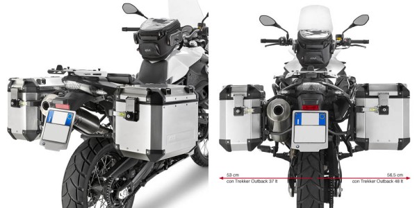 Support de valises latérales pour BMW F 650 / F 800 GS (année de construction 08-17) / F 700 GS (année de construction 13-17) Givi