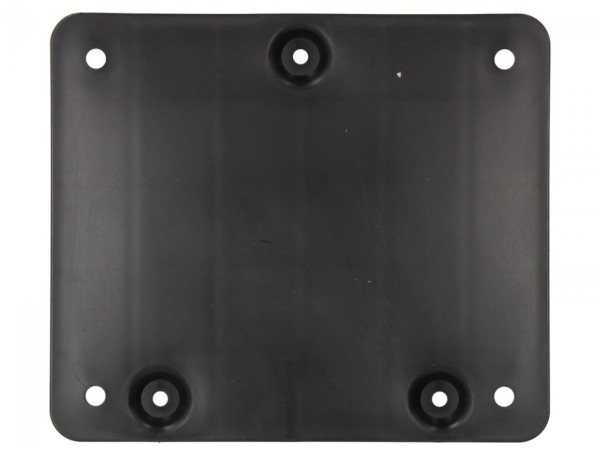 Support de plaque d'immatriculation, 121x141, plastique