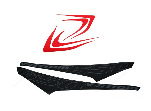 Kit déco V-Strom650 (rouge) pour Suzuki V-Strom 650 année 2012-2016