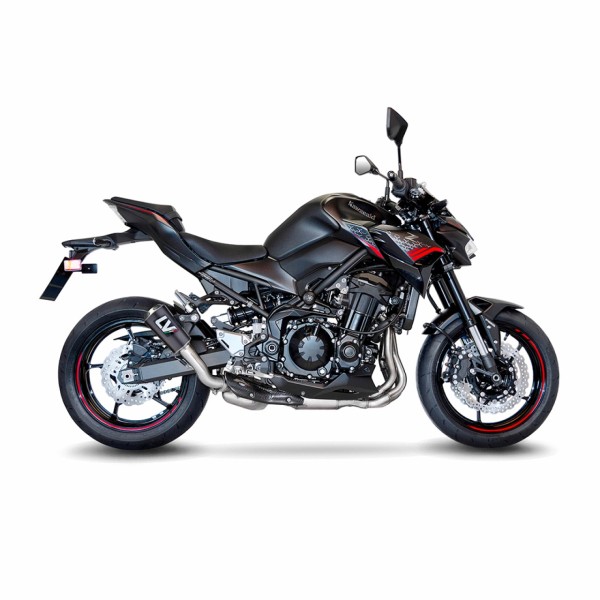 LeoVince système d?èchappement LV 10 pour Kawasaki Z 900, carbone, slip on, Euro4+5, E-approbation