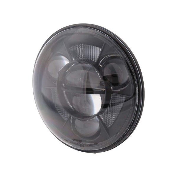 HIGHSIDER pro 7 pouces Insert de phare principal type 11 LED noir E-approuvé (1pc)