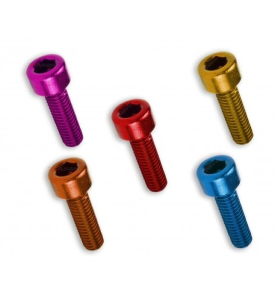 V PARTS vis tout w/cilindrica M6x30 Red