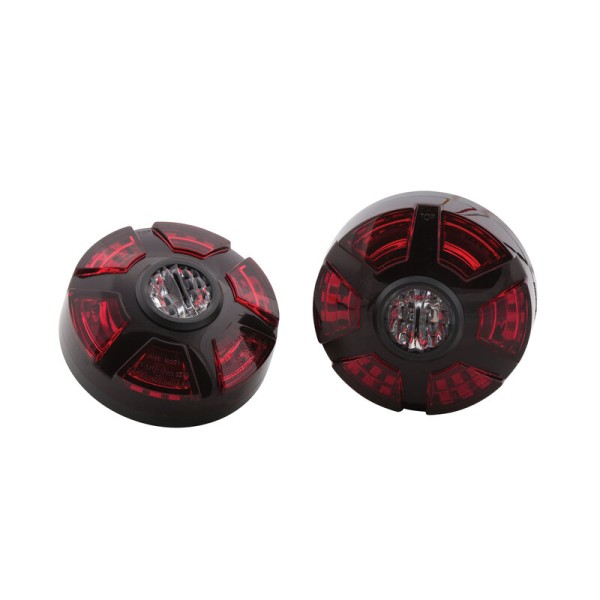 HIGHSIDER smart ATV LED feu arrière, feu stop, clignotant 3en1, homologué E (paire)