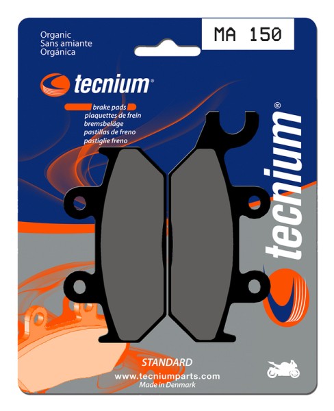 Plaquettes de frein organiques Tecnium Street - MA150