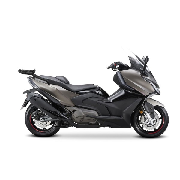 Support de top case Shad, peint en noir, pour Kymco AK 550 Premium (23-25)
