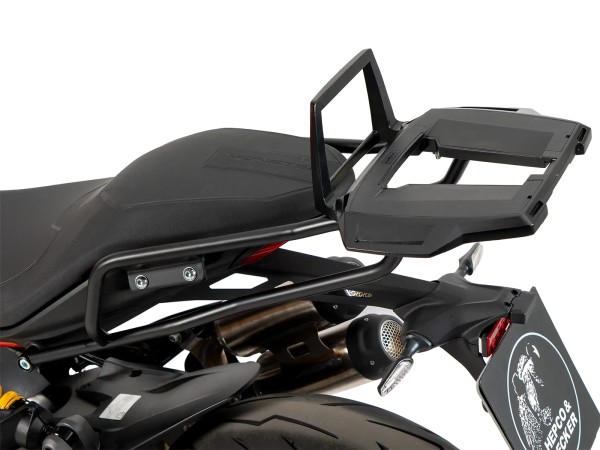 Porte-topcase Alurack noir pour Ducati Monster 890 / + (26-) Hepco & Becker