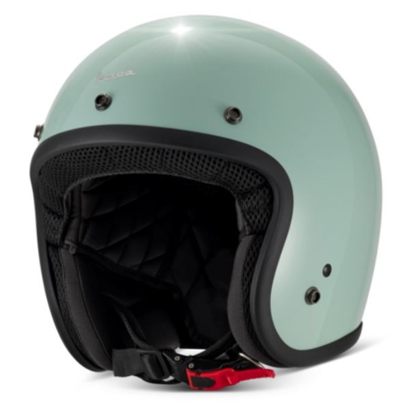 Vespa casque jet Versilia vert amabile