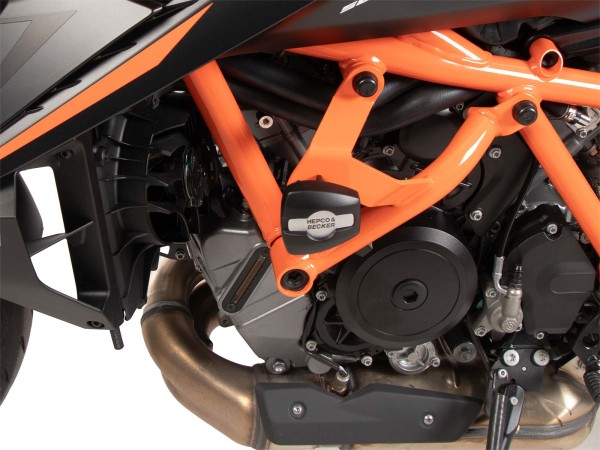 Arceau de protection moteur avec protectionpad orange pour KTM 1390 Super Duke R / EVO (24-)