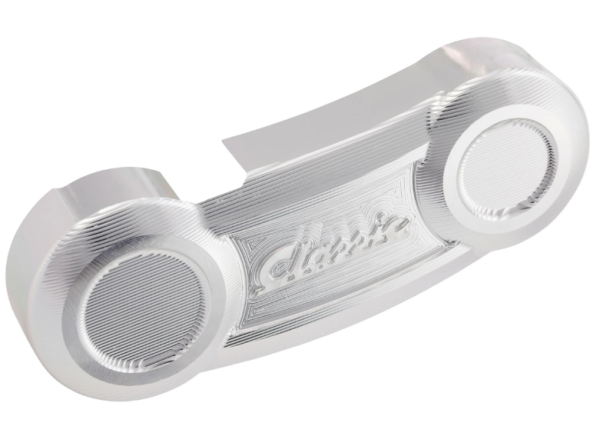 Couvercle de bras oscillant Classic pour Vespa PX 80-200ccm, argenté
