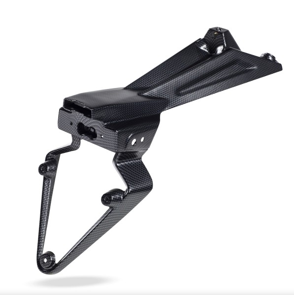 Support de plaque d'immatriculation en carbone d'origine pour Aprilia RS 660 / Tuono 660