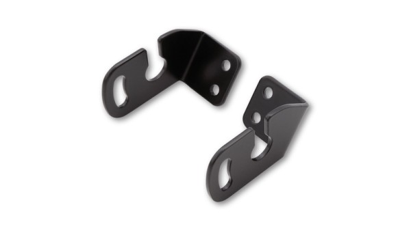 HIGHSIDER pro Adaptateur de clignotant noir d'origine, pour support de plaque d'immatriculation, Aprilia/BMW/Triumph/Yamaha (Pa