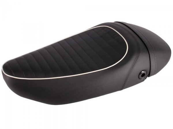Selle mono Vespa piquée sport pour LX 50-150ccm Touring, ET2/ET4 /LX/LXV/S 50-150ccm-