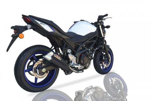 Embout IXIL HYPERLOW BLACK XL en acier inoxydable pour Suzuki SV 650 (année 16-18)